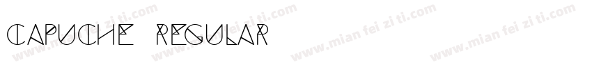 Capuche Regular字体转换